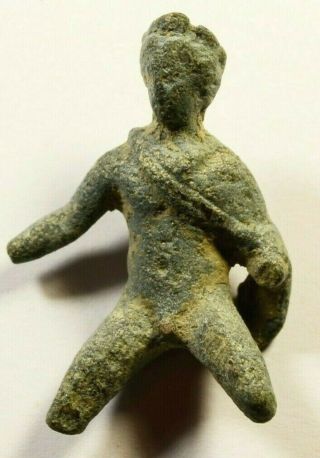 Ancient Roman Bronze Statuette Of Mercury - 1st - 2nd Century Ad