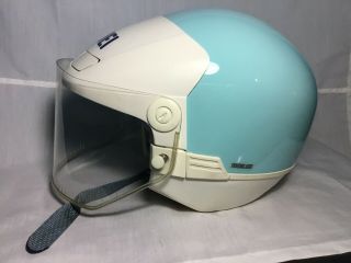 VINTAGE HELMET SHOEI H1 ROBOCOP 80s MOTORCYCLE Anime S NO BELL ARAI VESPA 3