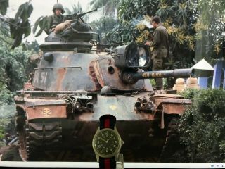 Vintage Vietnam War Era Benrus Us Military Watch 1966