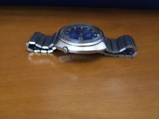 Seiko 5 Rare UFO Case cal.  6119 43mm with Blue Sushi Roll dial. 6