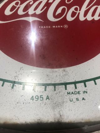 (RARE) Vintage Coca Cola Thermometer 18 Inch 3
