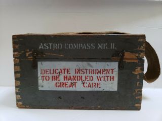 Usaaf B - 17 Flying Fortress Mk Ii Astro Compass With Case