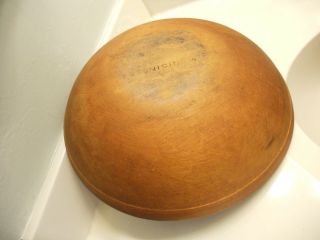 Munising Antique Vintage Very Large Wood Dough Bowl 13 