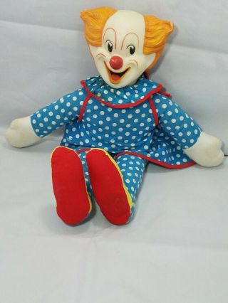 Vintage Bozo The Clown Doll By Knickerbocker,  1961 -