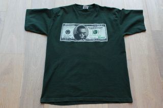 Vintage 90s Puff Daddy Its All About The Benjamins Tee Xl T - Shirt Rap Dollar Vtg