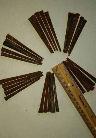 30 Antique 3 Inch,  Square Cut Old Stock