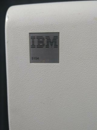 Vintage IBM Enhanced Color EGA Monitor 5154 5154001 Powers On 10