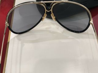 PORSCHE DESIGN Vintage 80s SUNGLASSES AVIATOR 135 Gold Frame 4