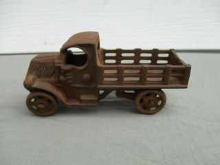 Antique Vintage Mack Truck Cast Iron 4 3/4 In.  Metal Toy