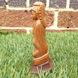 Carved Boxwood Buddha - Chinese Cultural Revolution? Wooden Carving 4
