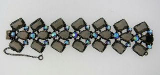 Vintage Elsa Schiaparelli 2 " Wide Costume Jewelry Bracelet