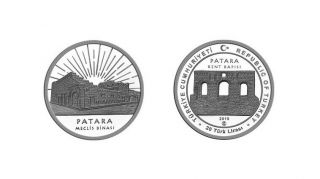 Turkey 2019,  Patara Ancient City,  20 Lira Commemorative Silver Coin 925 Ag,  Unc