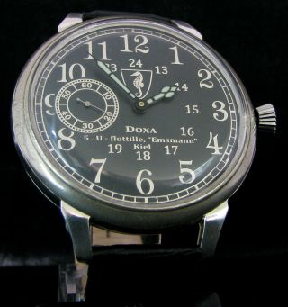 Doxa Vintage Wwii U - Boot Emsmann Submarine Wristwatch