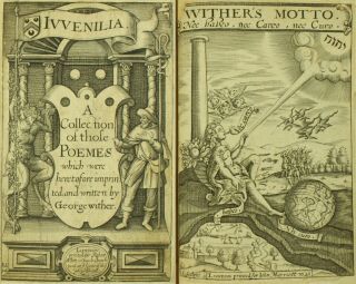 George Wither Juvenilia 1626 & Wither 