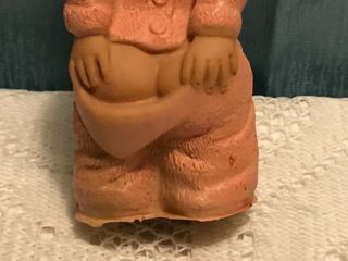 Vintage 1956 Dreamland Girl Child Pink Bunny suit Bare Butt Squeaker Toy Rubber 8