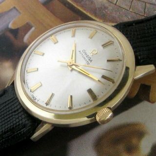 Mens 1969 Omega Automatic 550 Caliber 10k Ygf Vintage Swiss Watch
