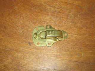Vintage Eagle Lock Co.  Brass Metal Trunk Or Box Clasp Latch Lock