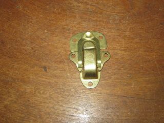 Vintage Eagle Lock Co.  Brass Metal Trunk or Box Clasp Latch Lock 2