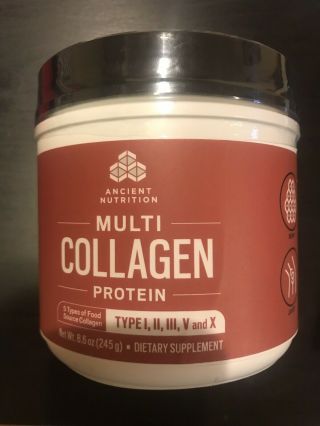 Ancient Nutrition Multi Collagen Protein (skin,  Joint Health) Unflavored 8.  6oz
