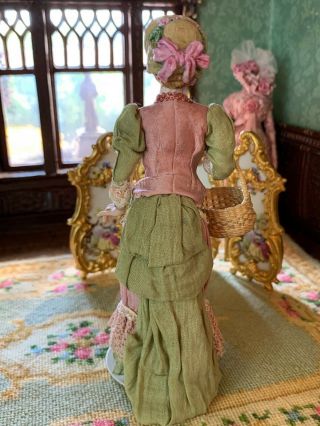 Artisan Miniature Dollhouse Stunning Porcelain Gina Bellous Victorian Doll c2011 7
