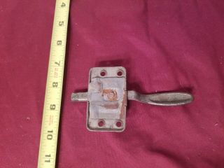 Vintage Cabinet Ice Box Fridge Handle Lever Latch 2