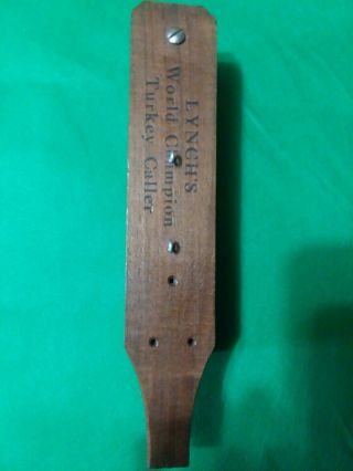 Vintage M L Lynch Model 102 Early Version Alabama Turkey Call 2