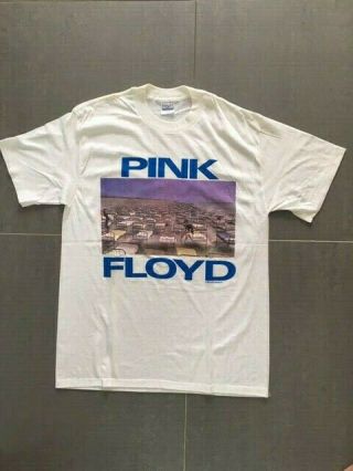 Pink Floyd World Tour 1987 Concert Vintage Shirt Xl Promo Productions