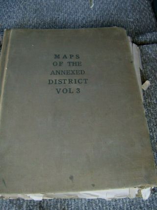 Vintage Book Of Official Historical Maps Of Westchester County York City
