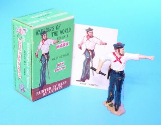 1960s Marx Usa Boxed Warriors Of The World 1 Ben Smith Sailor Hand Painted