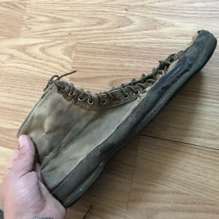 VERY RARE Vintage 1914 Sneakers Shoes Collector Canvas Teens 20s 1920s 4