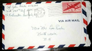 1945 WWII Letter WORLD WAR II Party HITLER ' S YACHT Handwritten TANK Eisenhower 3
