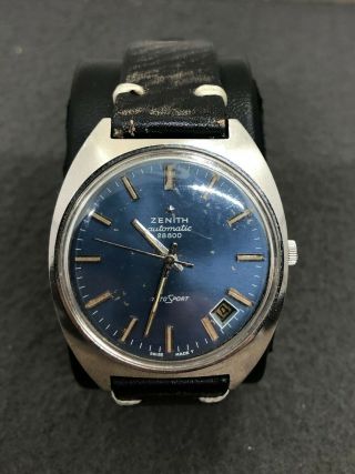 Vintage Zenith Autosport Haibito 28800 Automatic Swiss Watch Gr720001