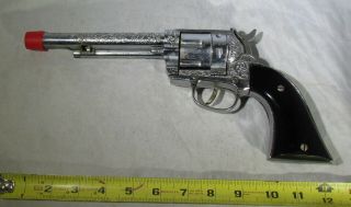 Vintage Hubley Ric - O - Shay.  45 Die Cast Cap Gun - 12 1/2 " Long