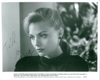 Michelle Pfeiffer (vintage,  Inscribed) Signed Photo