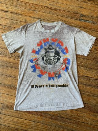 Vintage Lynyrd Skynyrd 80s Farewell Tour T - Shirt Southern Rock N Roll