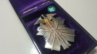 Ww2 Japan Military Order Of The Golden Kite 7th Class Award Medal With Rosette