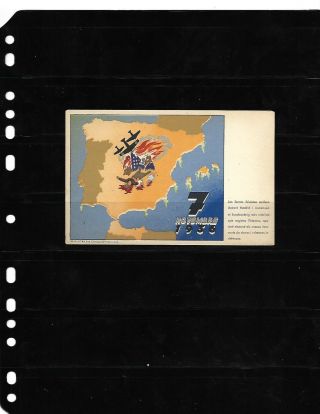 Spanish Civil War Propaganda Post Card