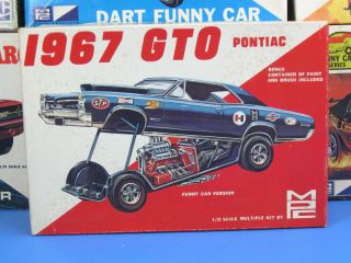 Rare Mpc 1167 - 200 1967 Pontiac Gto Hardtop Stock Annual Funny Car Unbuilt
