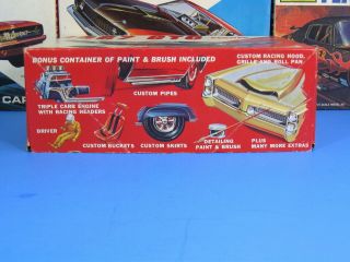 RARE MPC 1167 - 200 1967 PONTIAC GTO HARDTOP STOCK ANNUAL FUNNY CAR UNBUILT 3