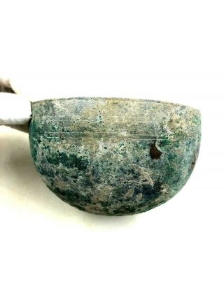 Interesting Ancient Roman Ca.  200 Ad Bronze Decorated Bowl - Rare - R63