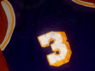 1970s LOS ANGELES LAKERS VINTAGE GAME SAND KNIT BASKETBALL JERSEY 1980s 7