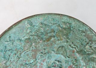 H634: Chinese mirror of ancient style copper with appropriate work and pattern 2