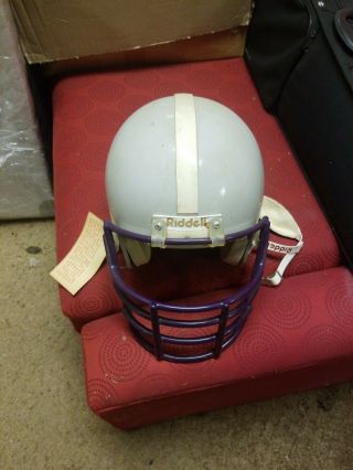 Last Time Listing Vintage Riddell Football Helmet Wd1 7 1/4