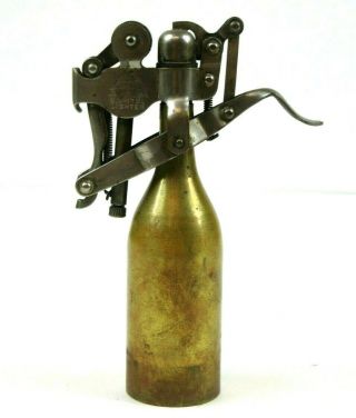 Vintage Capitol Lighter Brass Patented Sept.  17 1912 Antique Rare