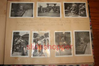 WWII East Africa Campaign Photo Album Italian Tanks Gura Eritrea US Soldier Base 4