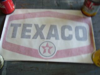 Vintage TEXACO Motor Oil Can Island Display Rack 9