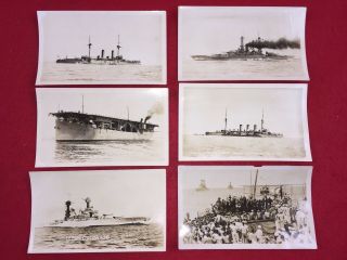1925 Us Navy Battle Ship Photos Uss Langley Co Idaho Japanese Ships