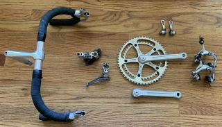 1980s Mavic Ssc 12 Speed Groupset France Peugeot Px10 Vintage Road Bike Cycling