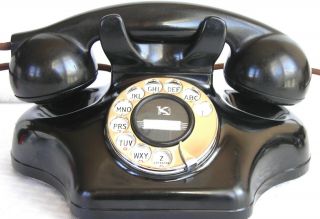 Kellogg 925 Bakelite Art Deco " Ashtray " Antique Telephone Exc