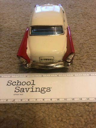 Vintage Tin 1957 Toy Car 4
